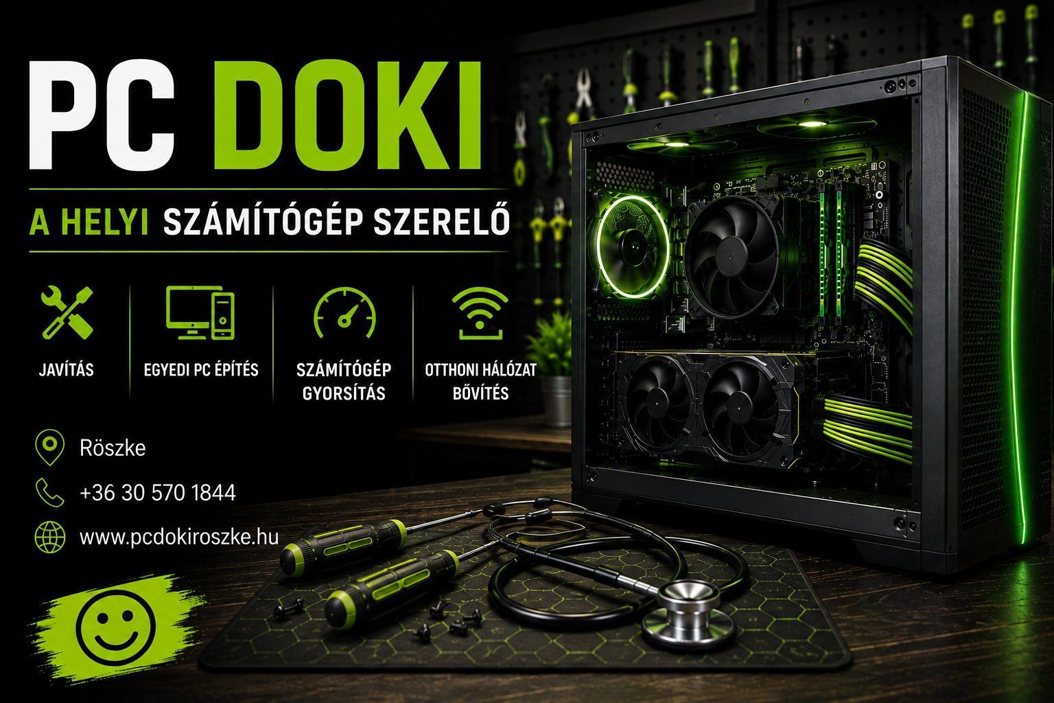 PC Doki – Számítógép szerviz és egyedi PC építés